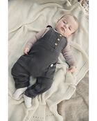 Organic Cotton Gauze Overall Jumpsuit, image 2 of 6 slides
